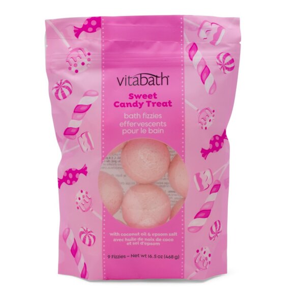 VITABATH Sweet Candy Treat 9pc Scented Bath Fizzies - Picture 1 of 2